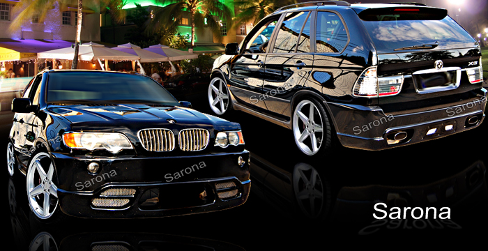 Custom BMW X5 Body Kit  SUV/SAV/Crossover (2000 - 2003) - $1090.00 (Manufacturer Sarona, Part #BM-029-KT)